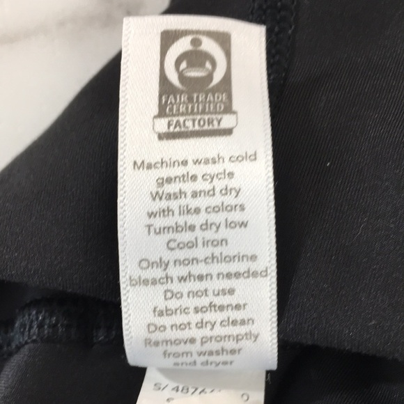 Athleta Leggings Womens Small Black Laser Cut‎ Persistence 7/8 Tight Athletic - Picture 11 of 15